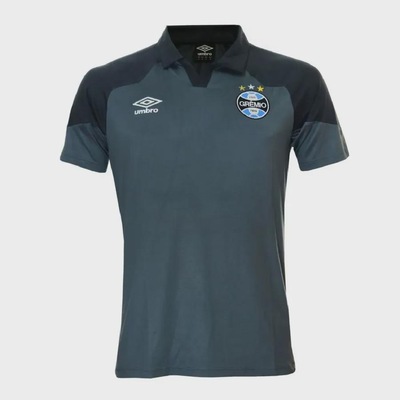 Camisa Polo do Grêmio 23/24 Umbro Viagem Masculina - Foto 1