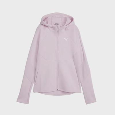 Jaqueta de Moletom Feminina Puma com Capuz Evostripe Full-Zip - Foto 4
