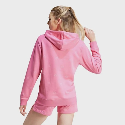 Blusão de Moletom Feminino adidas com Capuz Monograma - Foto 2