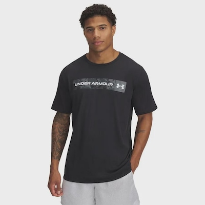 Camiseta Under Armour Camo Chest Stripe Masculina - Foto 1