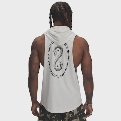 Camiseta Regata Under Armour Project Rock Snake Masculina - Foto 2