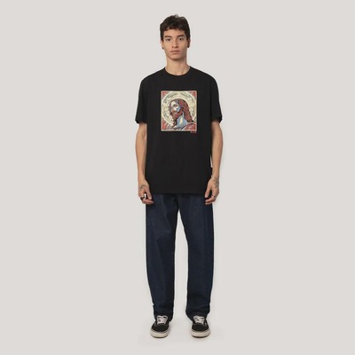 Camiseta Regular MCD Cristo Masculina - Foto 2