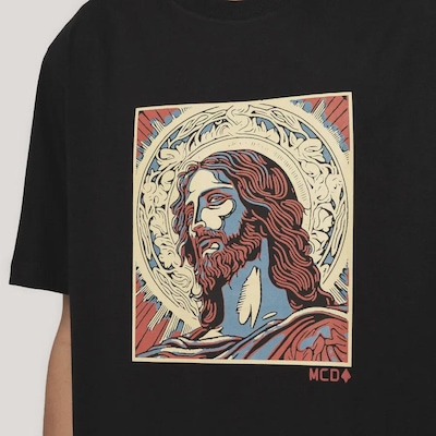 Camiseta Regular MCD Cristo Masculina - Foto 4