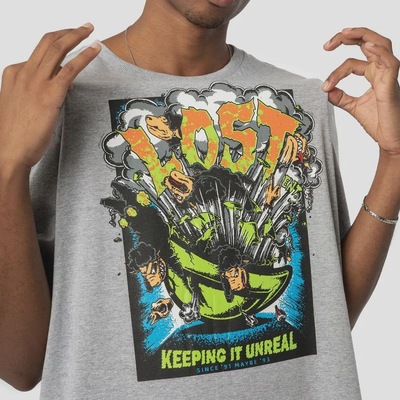 Camiseta Lost Keep It Unreal Masculina - Foto 3