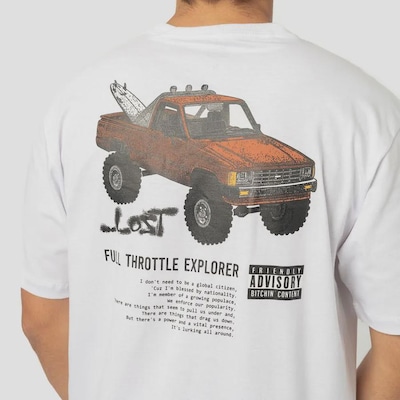 Camiseta Lost Osland Truck Masculina - Foto 4