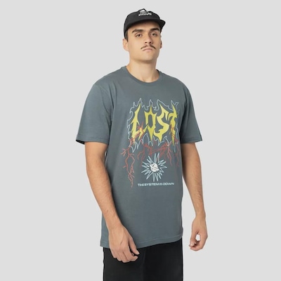 Camiseta Lost Metal Masculina - Foto 1