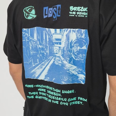 Camiseta Lost Barbed Wire Saturn  Masculina - Foto 3
