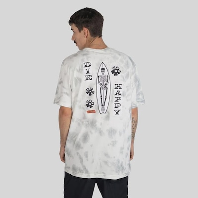Camiseta Lost Washed Die Happy Heavy Masculina - Foto 3