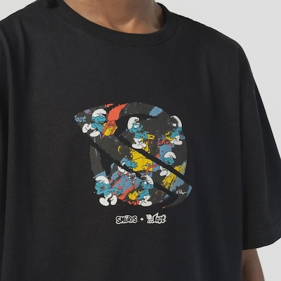 Camiseta Lost + Smurfs Saturn Masculina - Foto 3