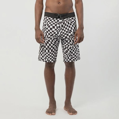 Bermuda Água Lost Waves Gride Masculina - Foto 3
