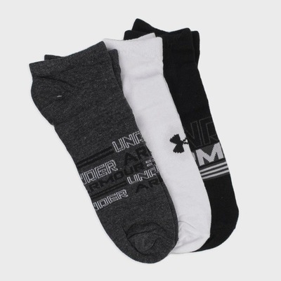 Kit Meia Unissex Under Armour Essentials Ns - 3 Pares - Foto 1