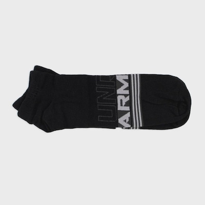 Kit Meia Unissex Under Armour Essentials Ns - 3 Pares - Foto 2