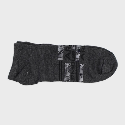 Kit Meia Unissex Under Armour Essentials Ns - 3 Pares - Foto 4