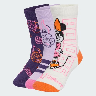 Meia Infantil adidas Disney Minnie Mouse - 3 Pares - Foto 2