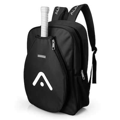 Mochila Raqueteira Beach Tennis Preta Alma Genius - Foto 3