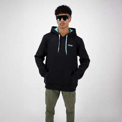 Blusão de Moletom Masculino Oakley B1B Chromed Hoodie Edição Limitada - Foto 5