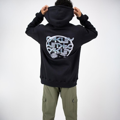Blusão de Moletom Masculino Oakley B1B Chromed Hoodie Edição Limitada - Foto 6