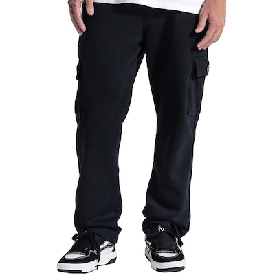 Calça Volcom Moletom Comf Cargo WT25 Masculina - Foto 1