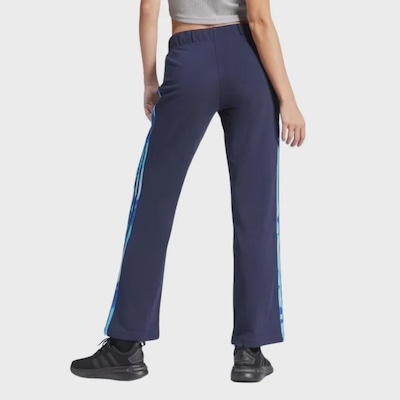 Calça Moletinho adidas Estampa Floral Três Listras Feminina - Foto 3