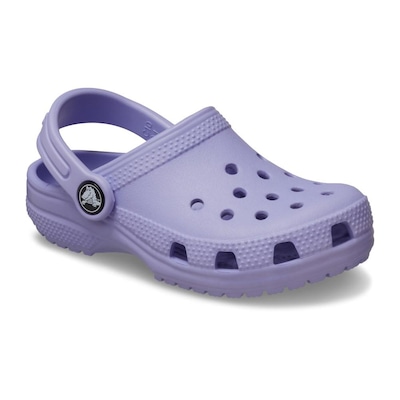 Sandália Crocs Classic Clog Kidst Mystic purple - Unissex - Foto 2