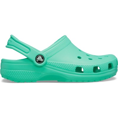 Sandália Crocs Classic Clog Kidst Lagoon - Unissex - Foto 1