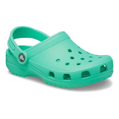 Sandália Crocs Classic Clog Kidst Lagoon - Unissex - Foto 2