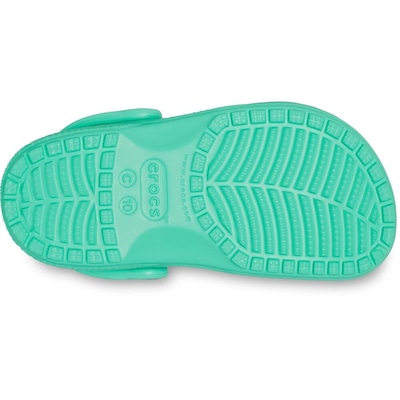 Sandália Crocs Classic Clog Kidst Lagoon - Unissex - Foto 5