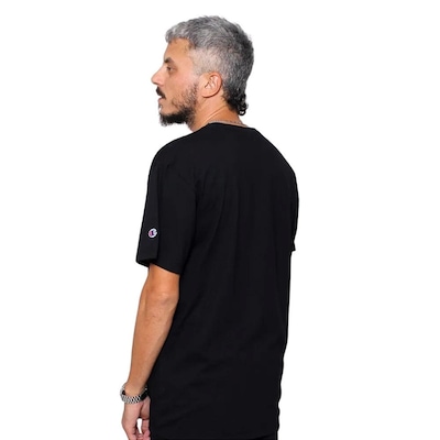 Camiseta Manga Curta Champion Lev Mc Script Metal Masculina - Foto 3