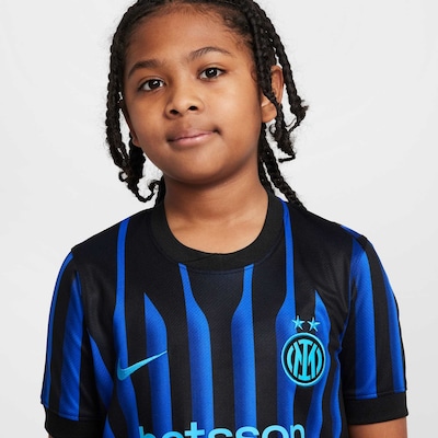 Camisa Inter de Milão I 25/26 Nike Torcedor Pro Infantil - Foto 3