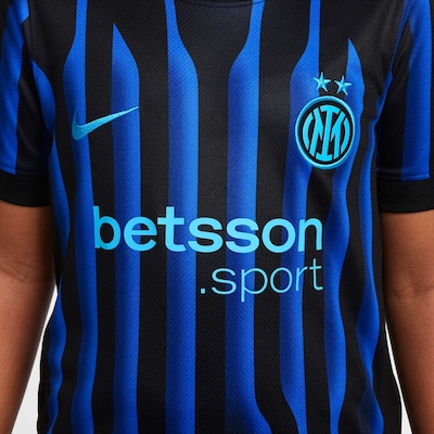 Camisa Inter de Milão I 25/26 Nike Torcedor Pro Infantil - Foto 4