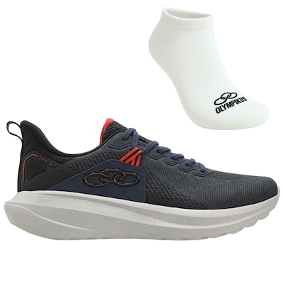 Tênis Masculino Olympikus Zex 2 + 1 Par de Meia - Foto 1