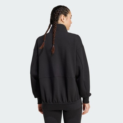 Top Feminino Adidas ALL SZN Soft Lux Loose Full-Zip - Foto 3