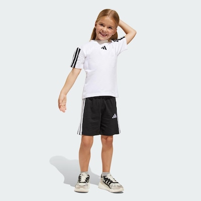 Conjunto Camiseta e Short Infantil Adidas Essentials - Foto 3