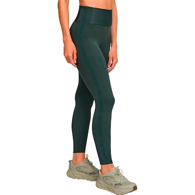Calça Legging Alto Giro Bolsos Laterais e Refletivos Feminina - Foto 3