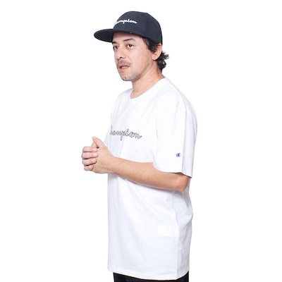 Camiseta Masculina Champion Lev Mc Script Metal - Foto 2