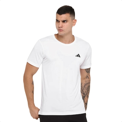 Camiseta Masculina Adidas Own The Run 3 Listras - Foto 1