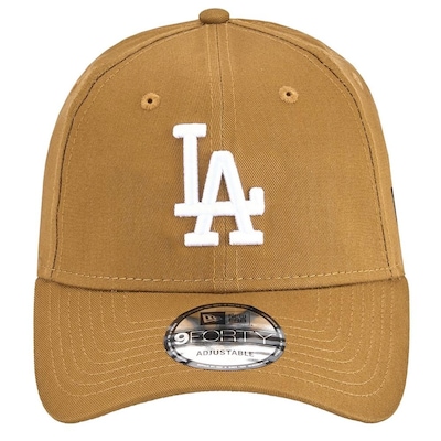 Boné Masculino New Era 940 Snap Los Angeles Dodgers MLB Basic Kaki - Foto 3