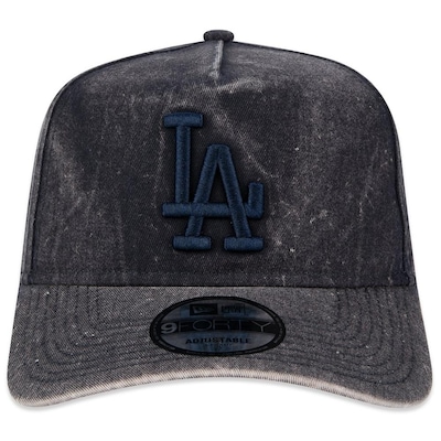 Boné Masculino New Era 940 A-Frame Los Angeles Dodgers Snow Wash Cinza - Foto 3