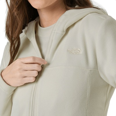 Jaqueta The North Face Feminina Fleece Glacier Full Hoodie Zíper - Foto 3