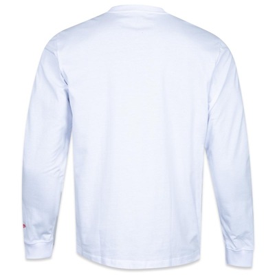 Camiseta Masculina New Era Manga Longa NBA Chicago Bulls Institutional Style - Foto 2