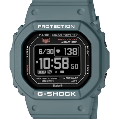 Relógio Digital Casio G-Squad Digital Resina DW-H5600-2DR - Foto 2