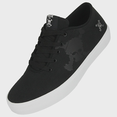 Tênis Masculino Oakley Flint Back To Skull Jet Black - Foto 3