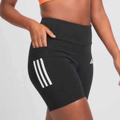 Shorts adidas Pocket 3 Stripes Feminino - Foto 2