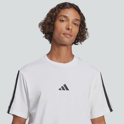 Camiseta adidas ESS 3 Stripes Masculina - Foto 5