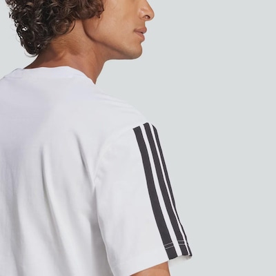 Camiseta adidas ESS 3 Stripes Masculina - Foto 6