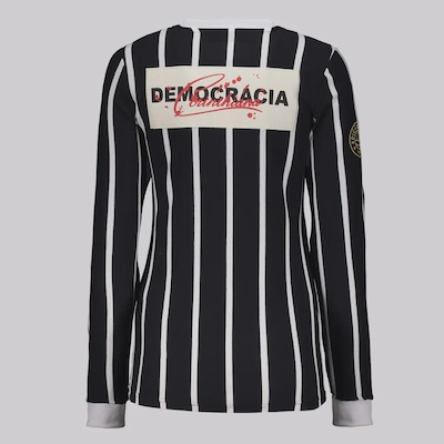 Camisa Manga Longa do Corinthians Democracia Feminina - Foto 2