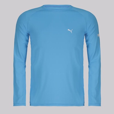 Camiseta Manga Longa Puma UV50+ Infantil - Foto 1