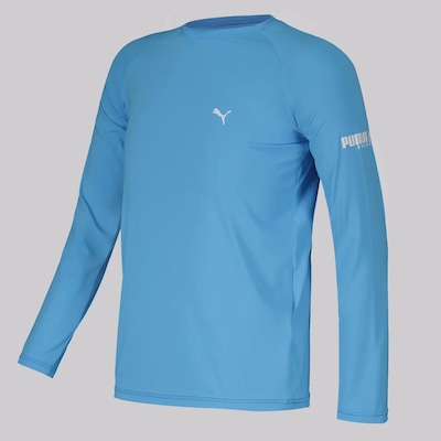 Camiseta Manga Longa Puma UV50+ Infantil - Foto 2