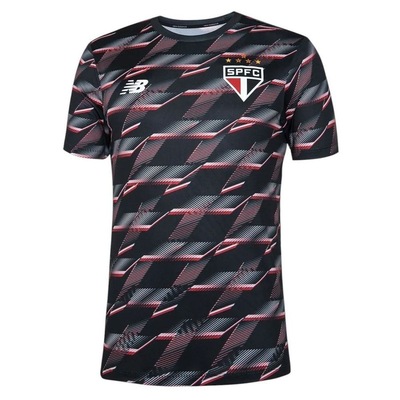 Camiseta do São Paulo Pré Jogo 2024/25 New Balance Masculina - Foto 1