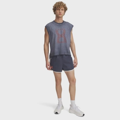 Shorts Under Armour Run 96 Masculino - Foto 4